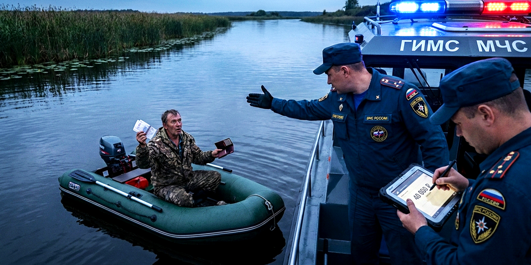 Об этом знаю единицы! Единственный способ доказать ГИМС, что вы можете быть без жилета в лодке
