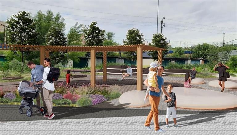     В Железнодорожном районе Красноярска появится новый сквер