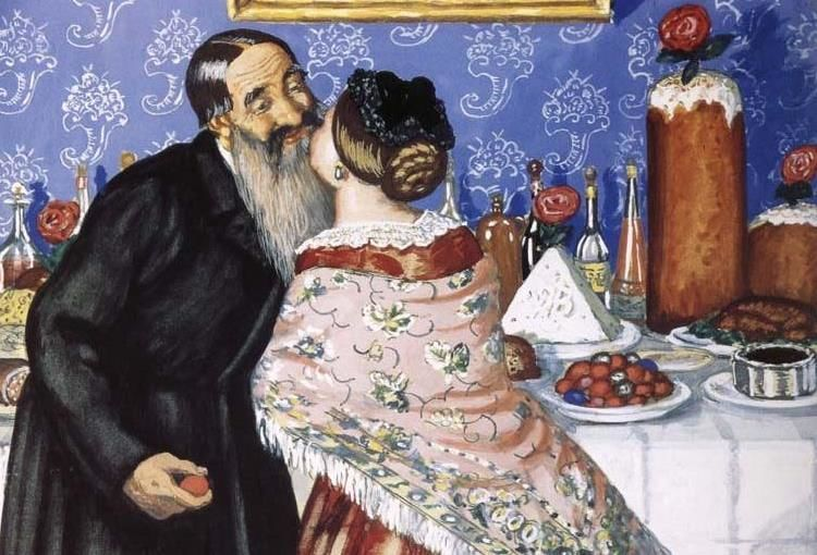 картина Б. М. Кустодиева