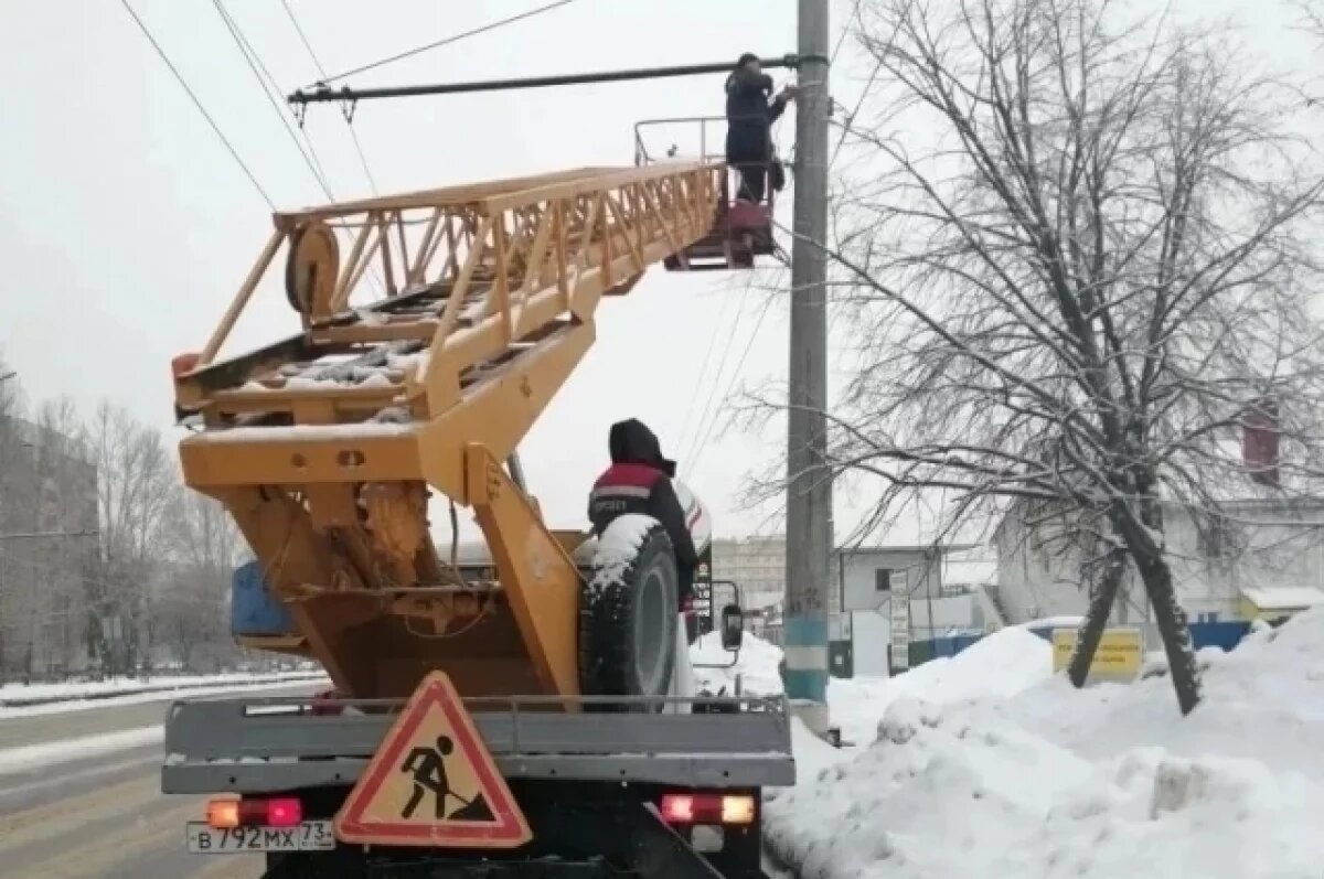    На проспекте Туполева в Ульяновске восстановили освещение