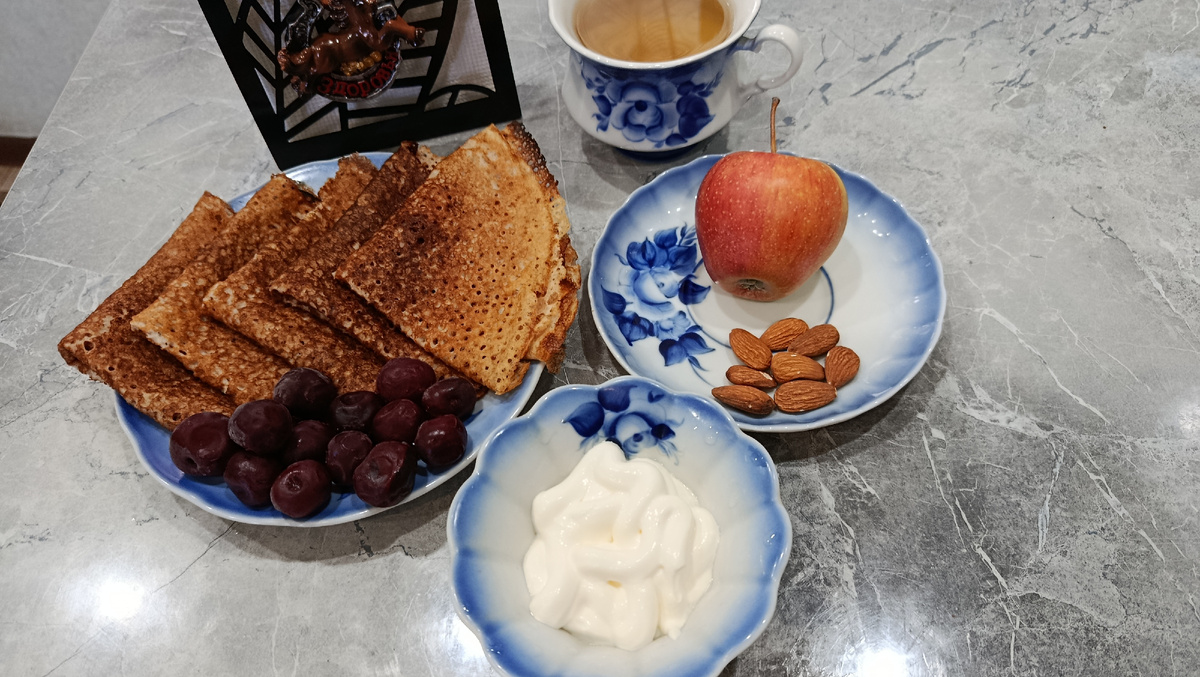 Вот такие вкусные,красивые и ажурные блинчики у меня получились.