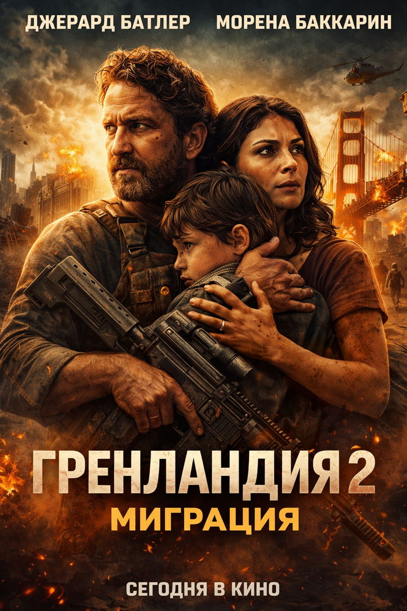 Постер фильма Гренландия 2: Миграция.