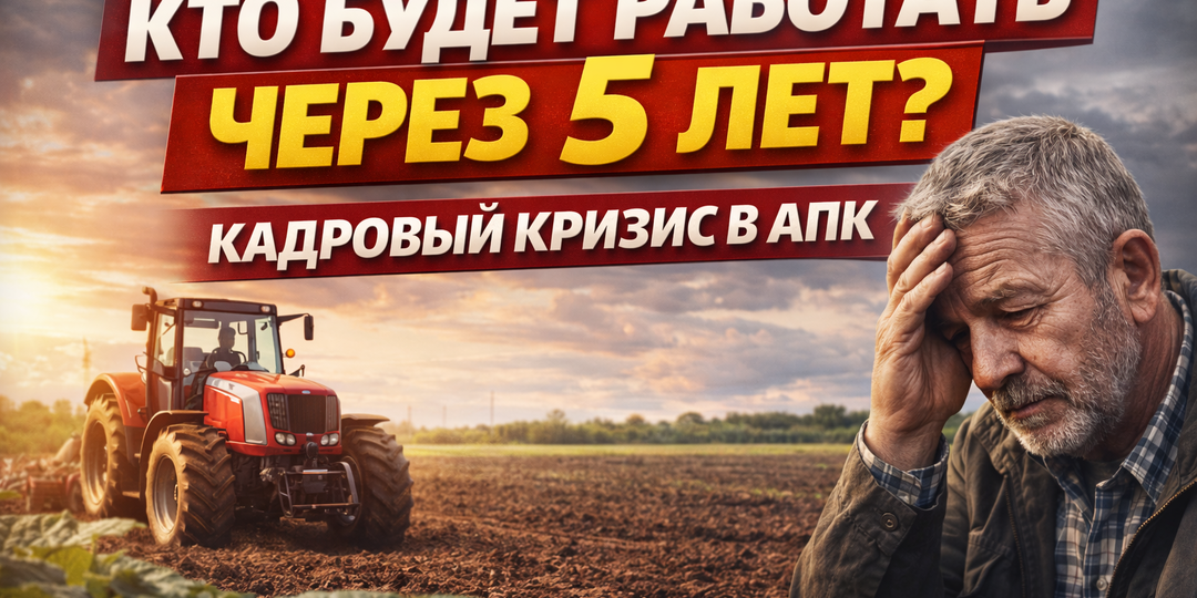Кто будет работать в поле через 5 лет: кадровый кризис в АПК становится системным
