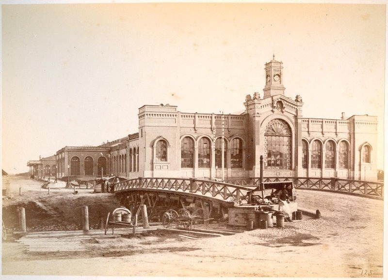 Варшавский вокзал. Альфред Лоренс, 1865 - 1869 год, г. Санкт-Петербург, МАММ/МДФ.
