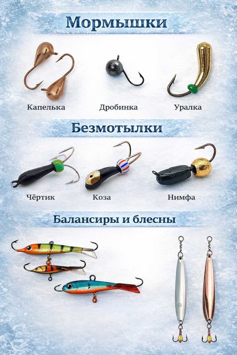 Основные типы приманок