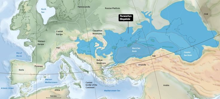 Что водилось в огромном озере Паратетис, которое исчезло с территории современной РФ, и было самым большим за всю историю Земли