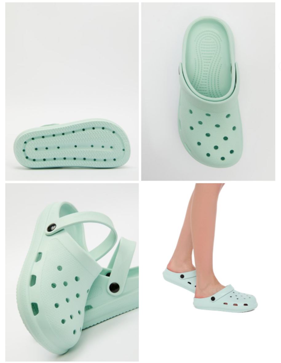 вот такие сабо заказала, которые притворяются кроксами