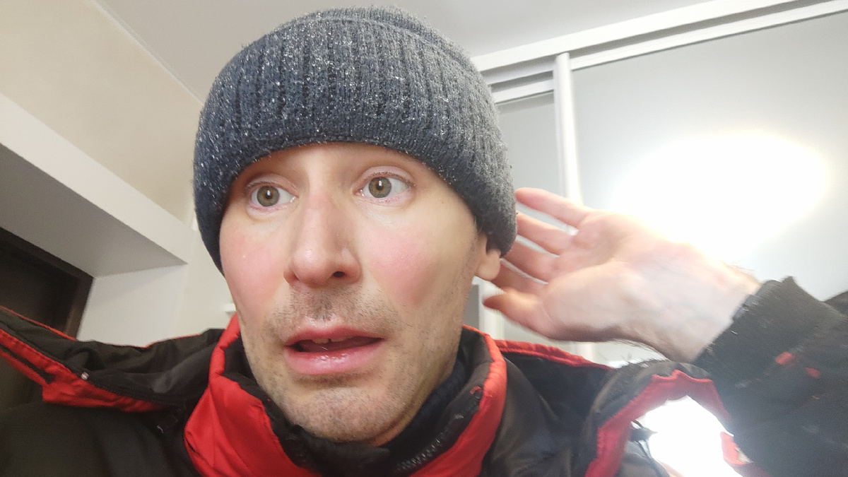 Картинку этой зимы можно понять по моему ошарашенному лицу, которое говорит о многом. @ Горбунов Сергей