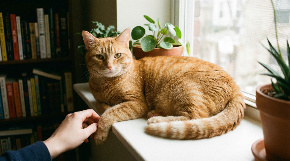 Доверие котов - глаза в глаза