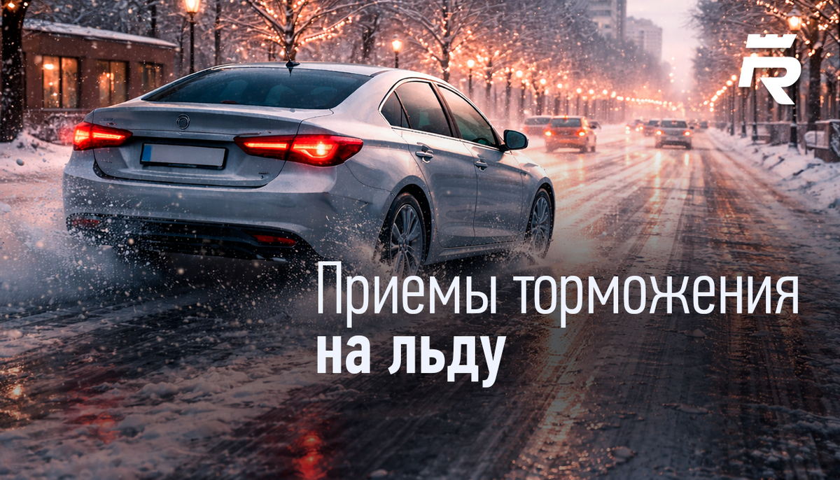 Приемы торможения на льду