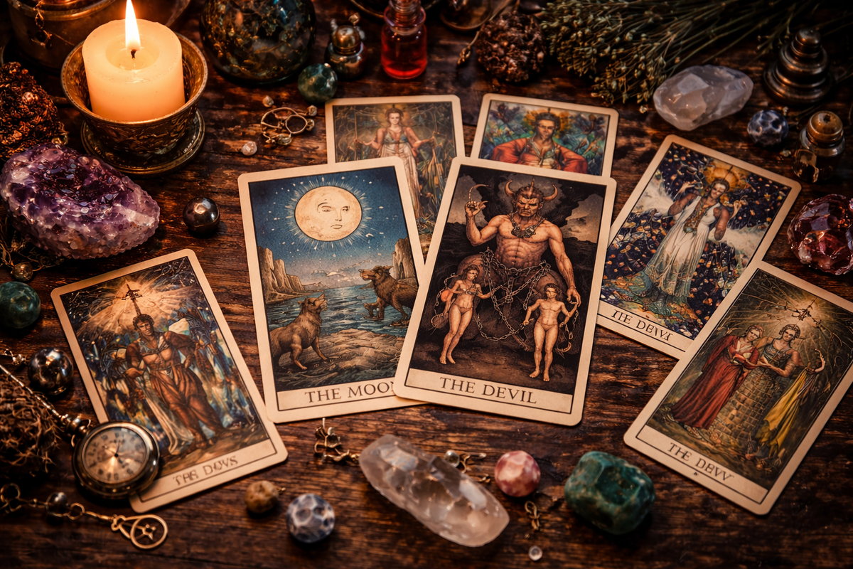 Дьявол и Луна в отношениях — тайна, зависимость и проверка реальности.