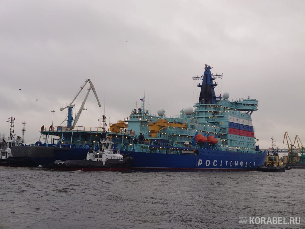 Атомный ледокол "Сибирь" / Фото: Корабел.Ру  📷
