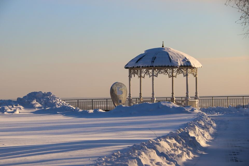    Мороз. Погода. Зима. Нагорный парк.. Источник: Виталий Барабаш