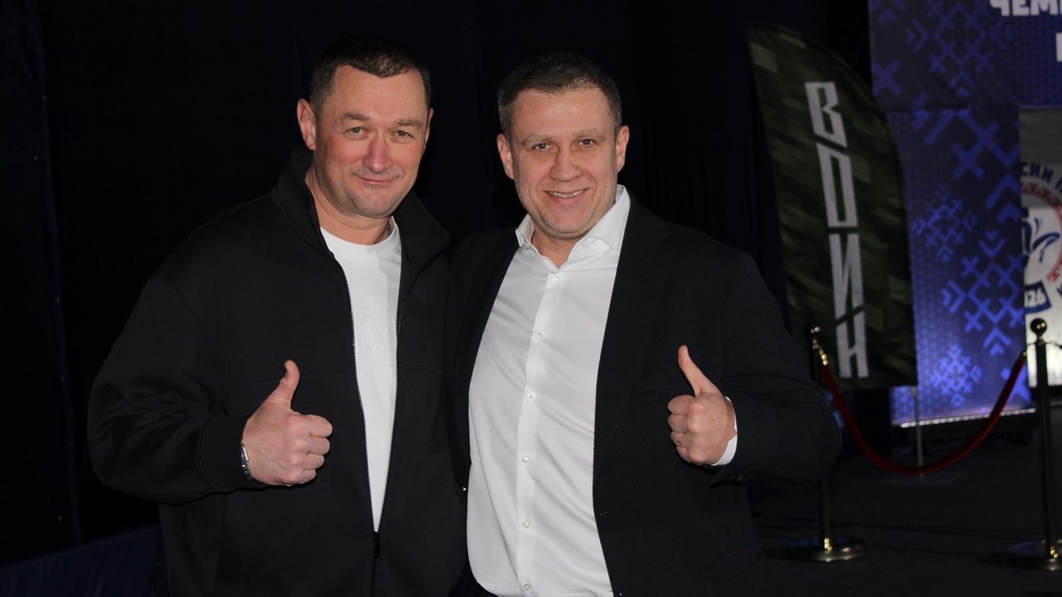 Олег Зиннер (слева) и Дмитрий Путилин знают друг друга много лет. Фото Евгения Демьянюка