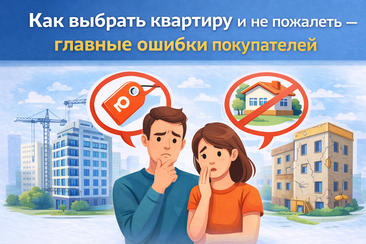  Ошибки при покупке квартиры, которые совершают большинство покупателей