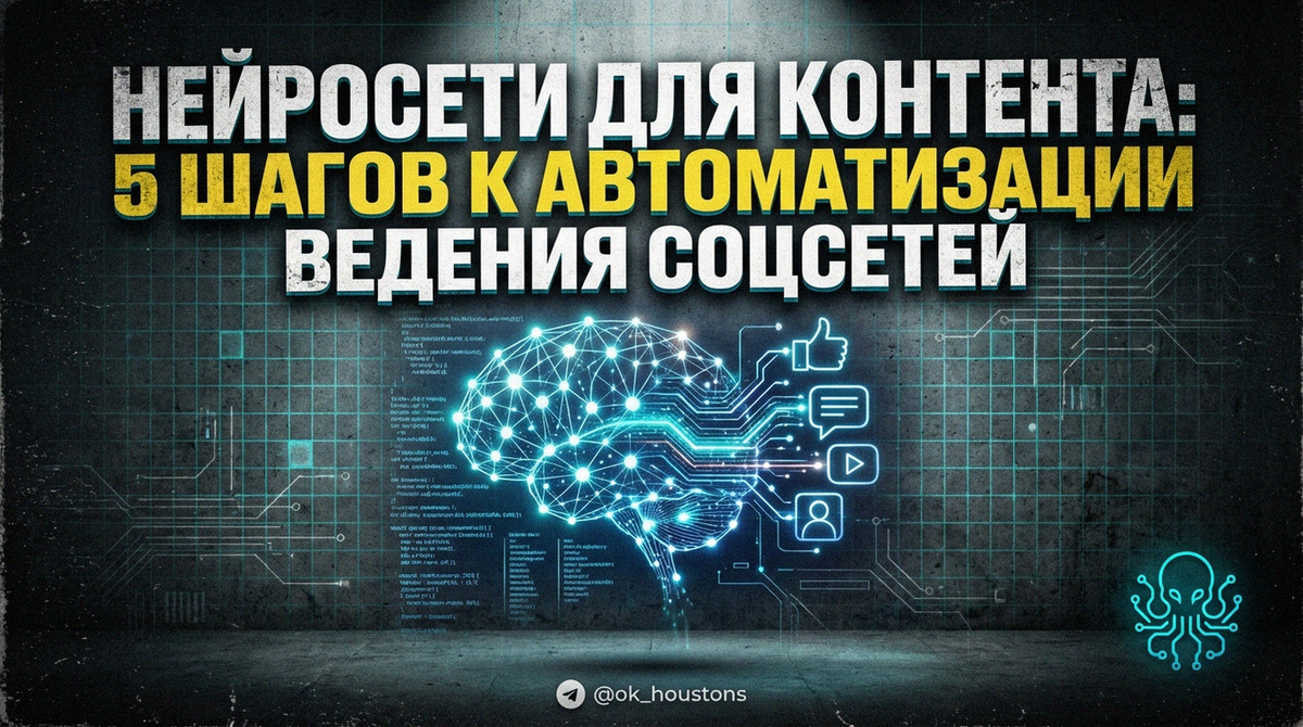 Производство контента с помощью нейросетей.