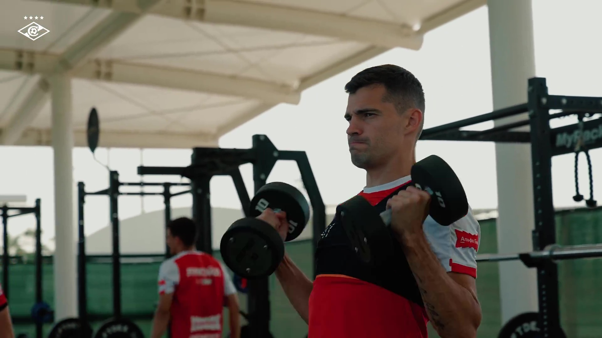 Полузащитник "Спартака" Роман Зобнин на тренировке. Фото из интернета.