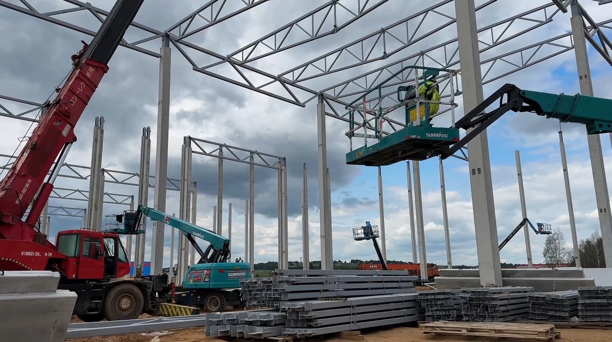 Стройтельство склада Wildberries в Ярославле