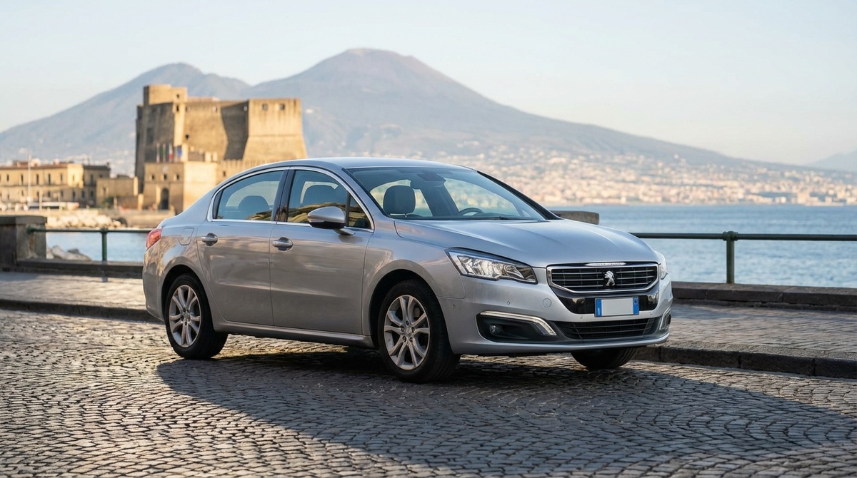 Автомобиль из проката на улицах Неаполя