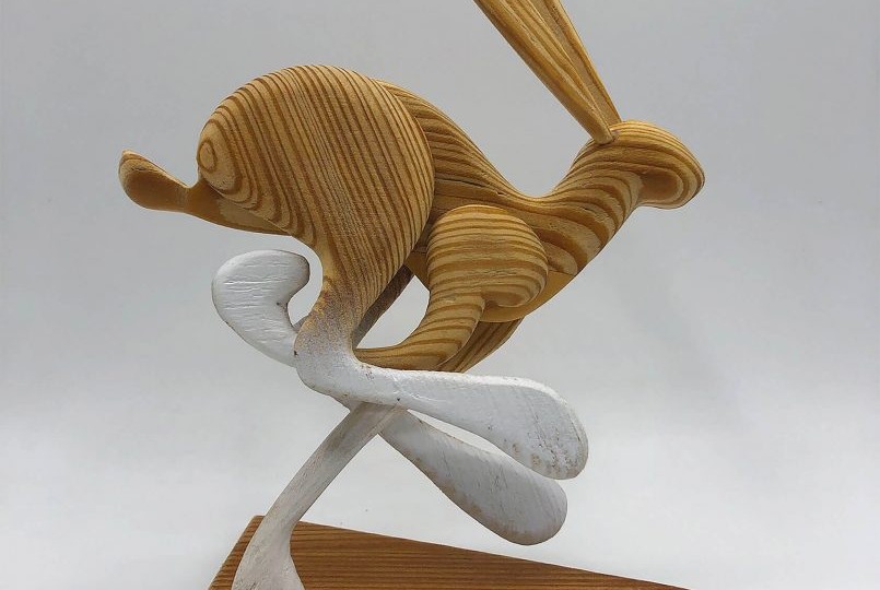 Забавные деревянные скульптуры животных работы Уго Хориты