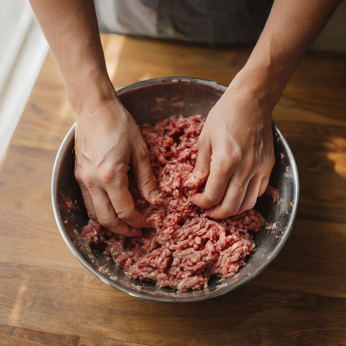 Замешиваем фарш