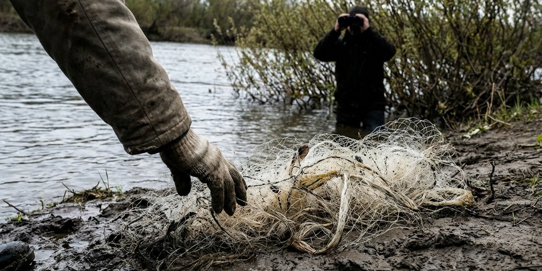 Нашел на берегу брошенную сеть с тухлой рыбой. Хотел сделать доброе дело и сжечь её, но вовремя вспомнил про "парадокс закона"