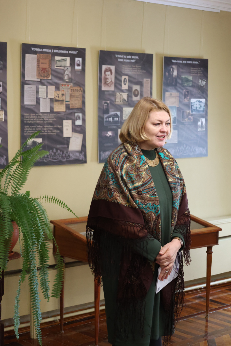 Директор музея-заповедника Ф. И. Тютчева Оксана Михайловна Шейкина. 