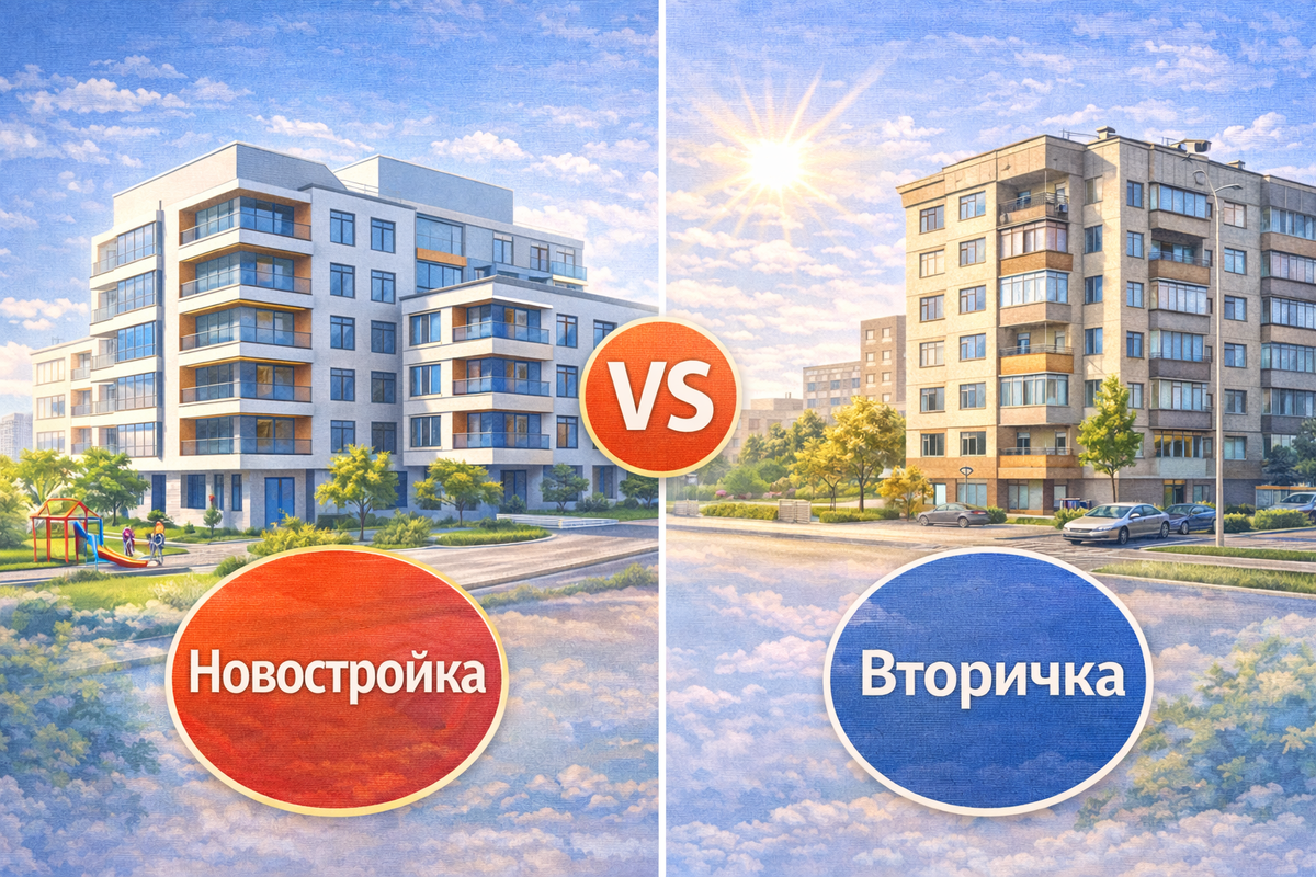 Сравнение новостройки и вторичного жилья