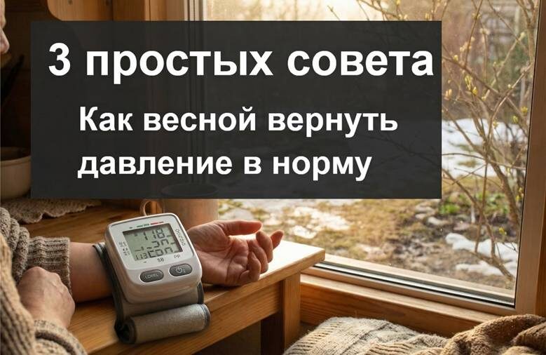 Почему весна поднимает давление? Вот что с этим делать.