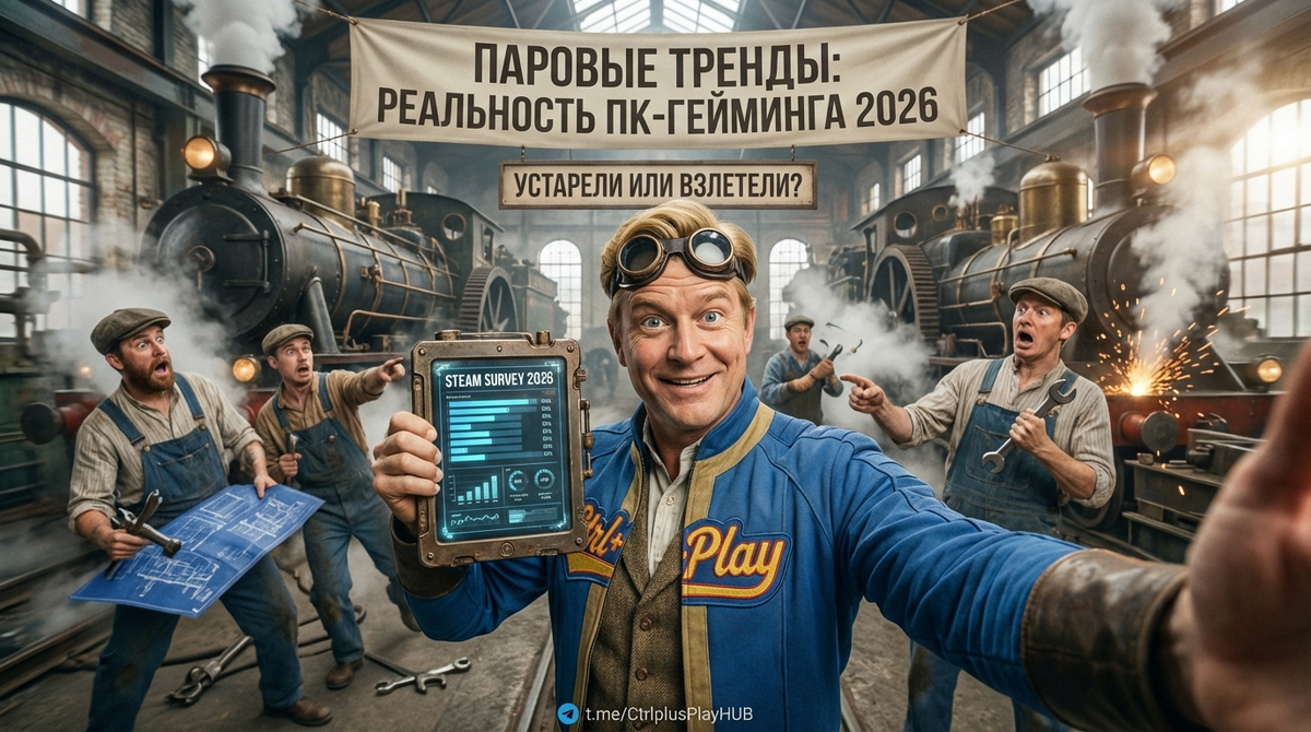 Steam Hardware Survey (январь 2026): тренды и реальное движение ПК-гейминга

