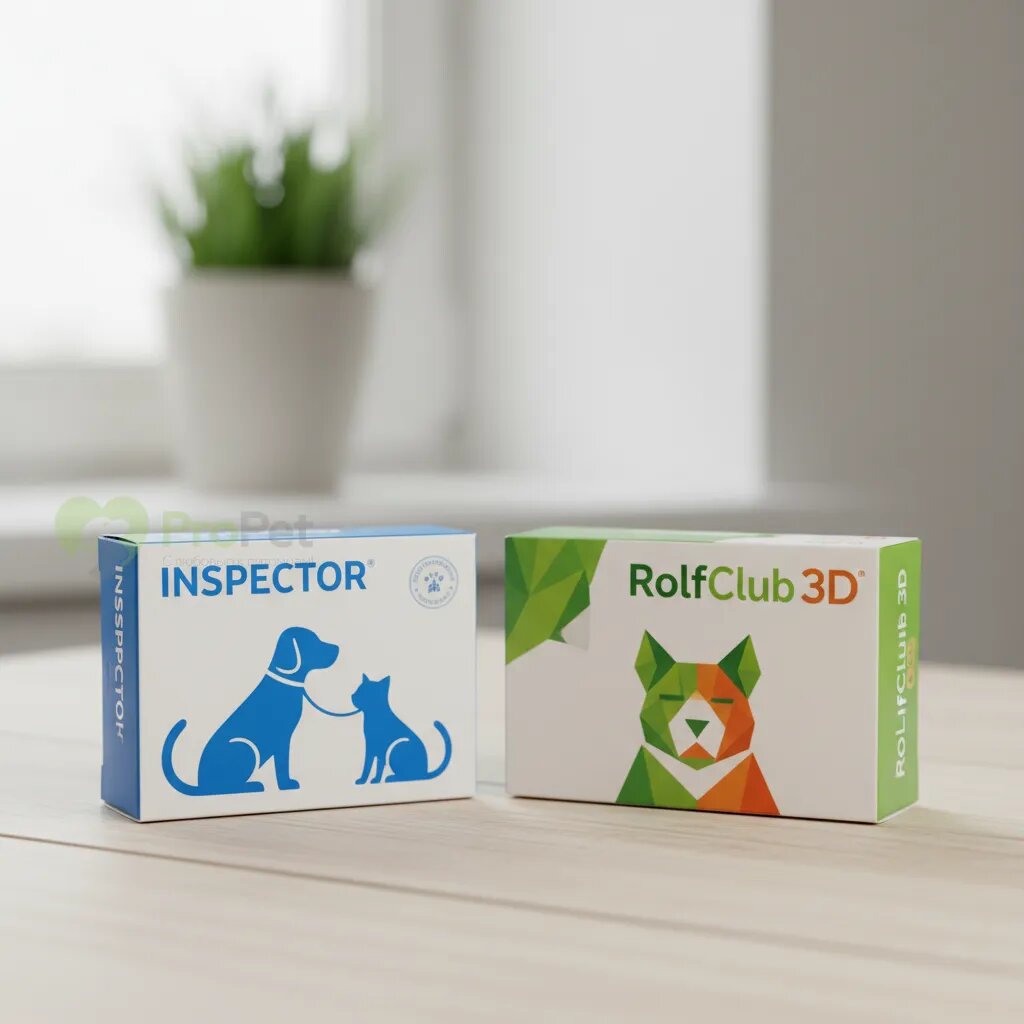 Упаковки препаратов Инспектор и РольфКлуб 3D рядом