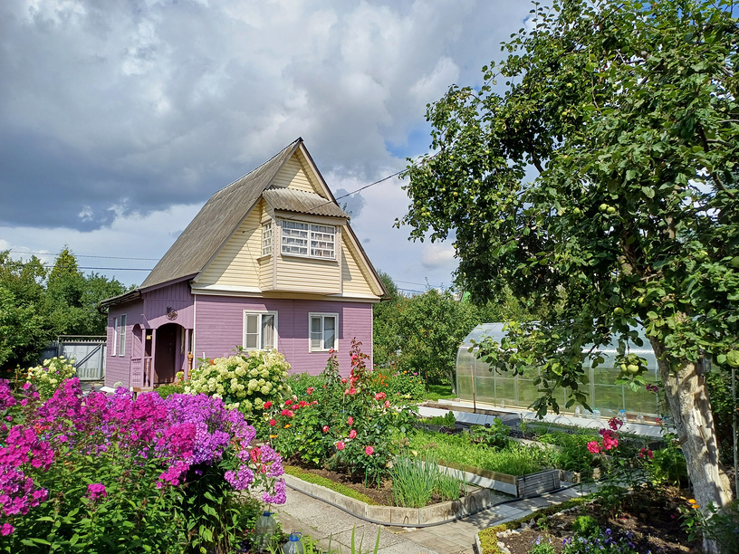 Ухоженный садовый участок