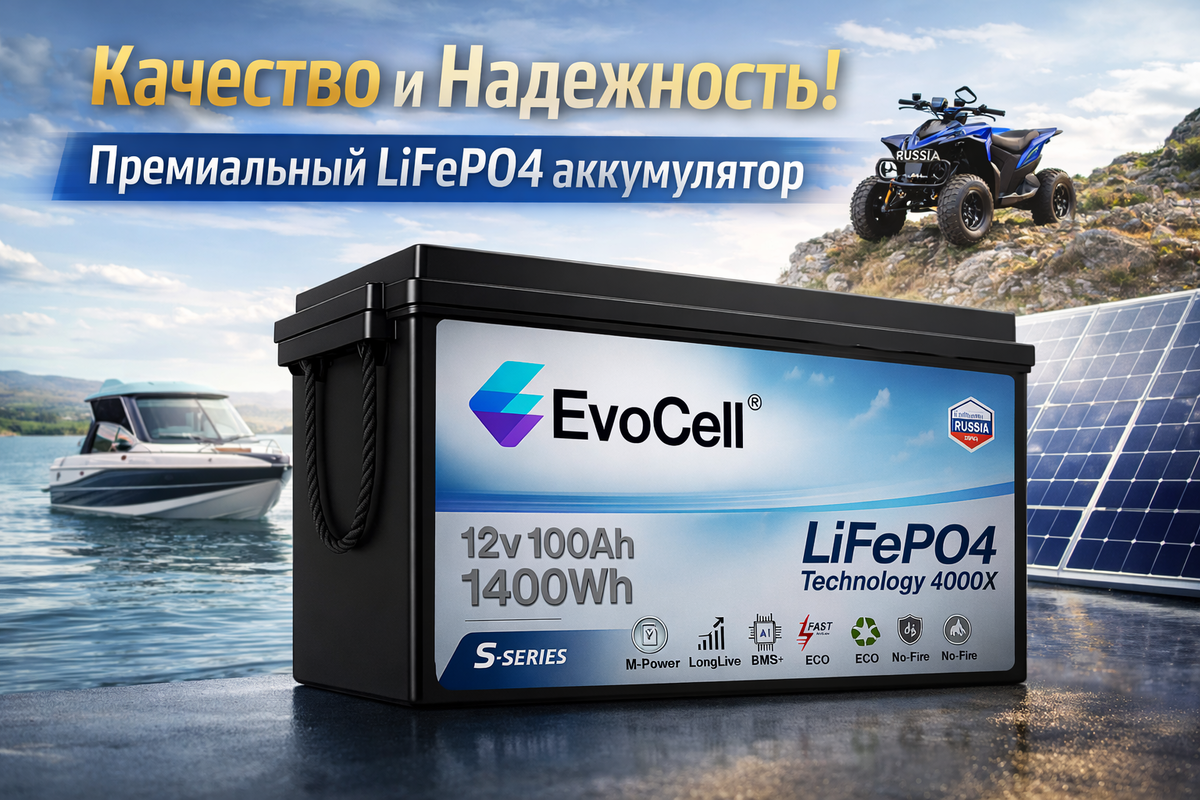 EvoCell-общепринятые стандарты и надёжные комплектующие