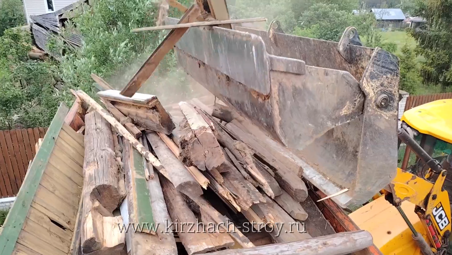 Демонтаж построек в Киржаче