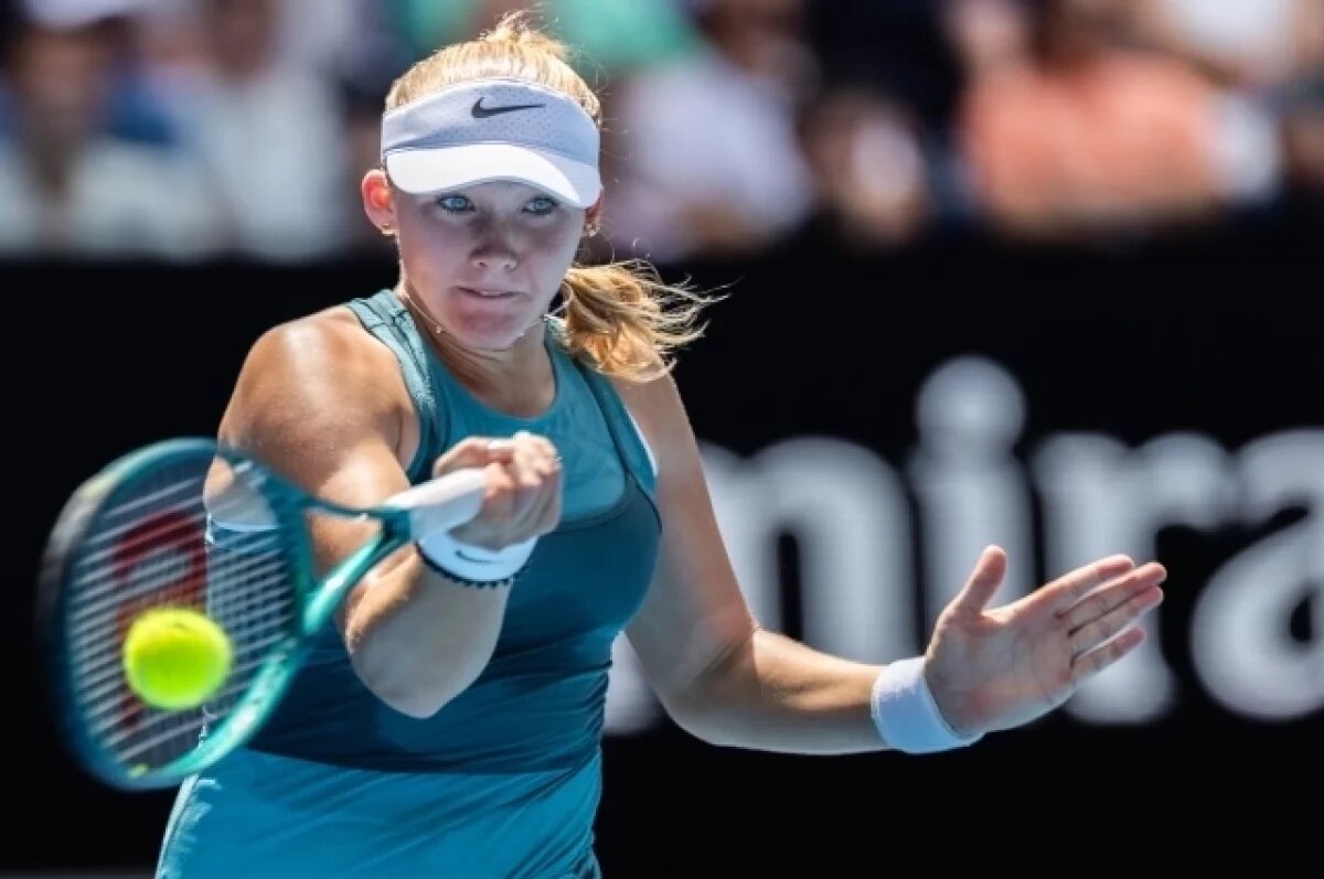    Теннисистка Андреева вышла в четвертьфинал турнира WTA-1000 в Дубае