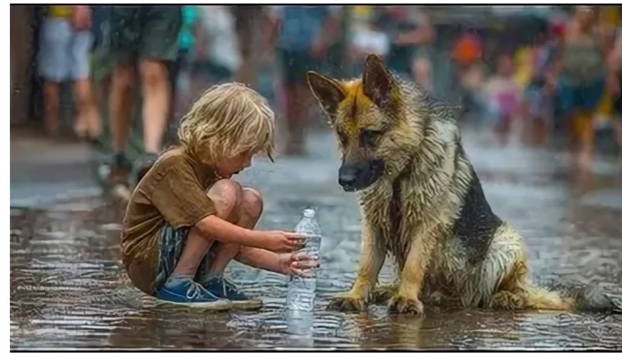 Холодной ночью собака пришла к замерзающему бездомному мальчику и спасла его. А что произошло дальше поразило всех до глубины души