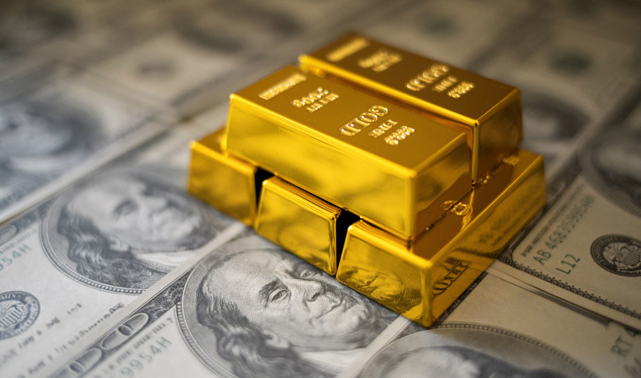 Слитки золота 