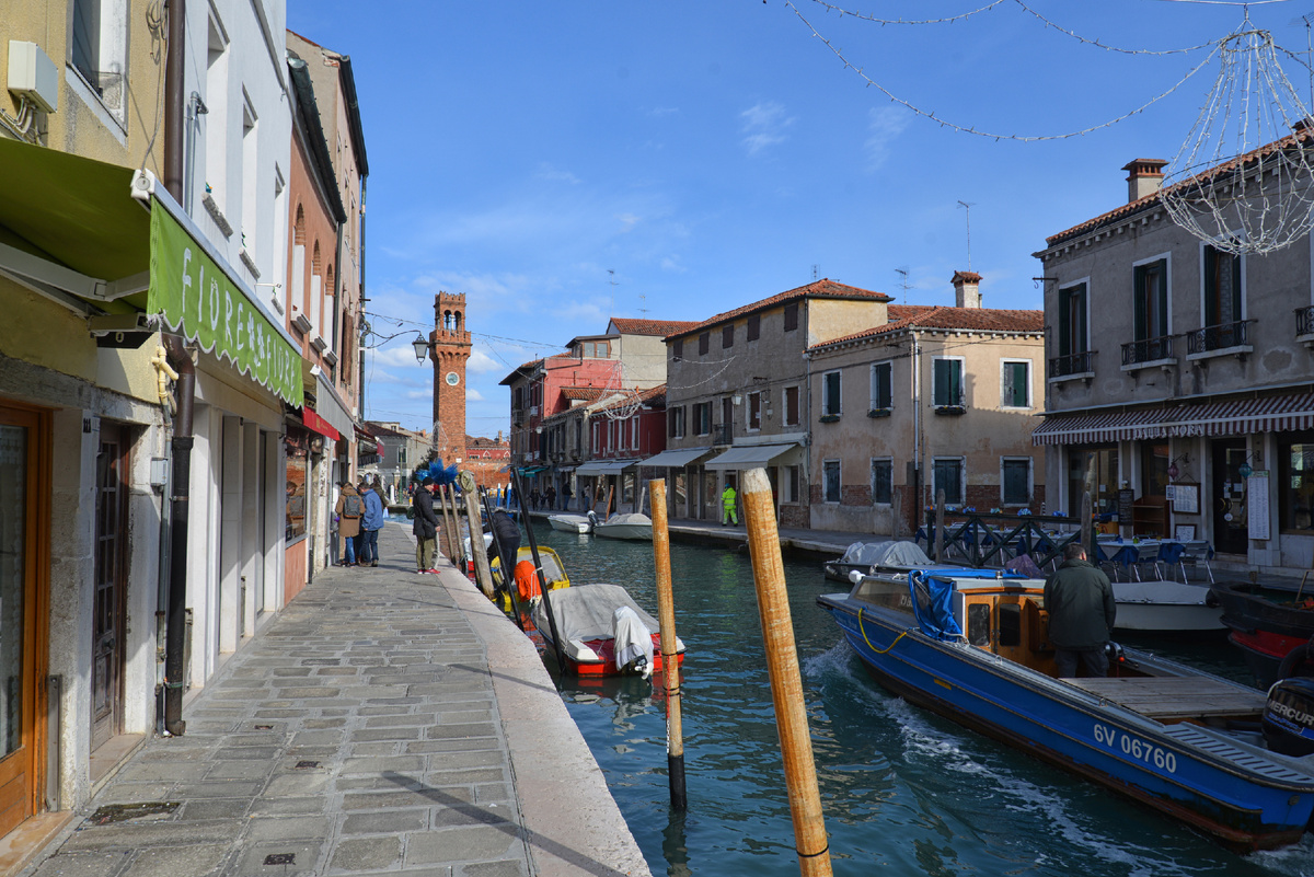 Мурано. Вид на Часовую башню церкви Сан-Стефано. Фотография Александра Новикова. 2018