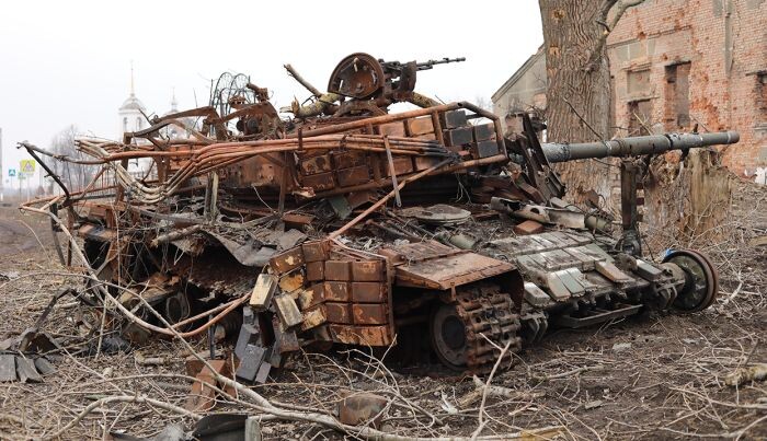 Разбитая техника ВСУ в зоне СВО. Фото Руслана Сергеева