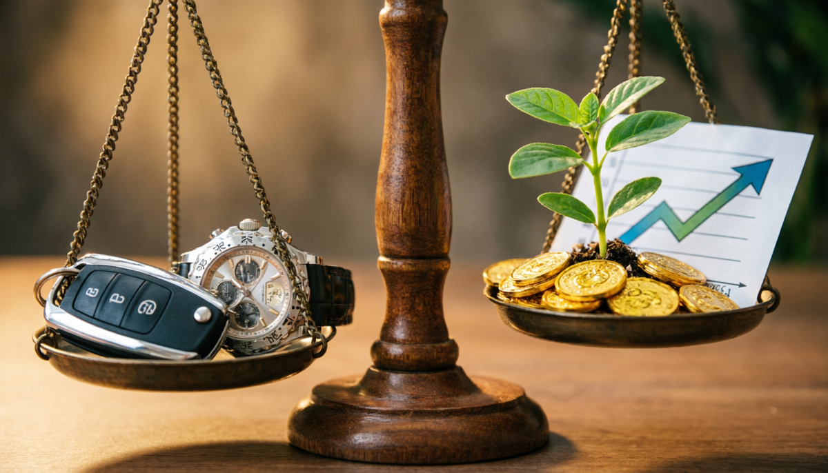 Истинное богатство растет там, где деньги приносят еще больше денег, а не тратятся на статус.