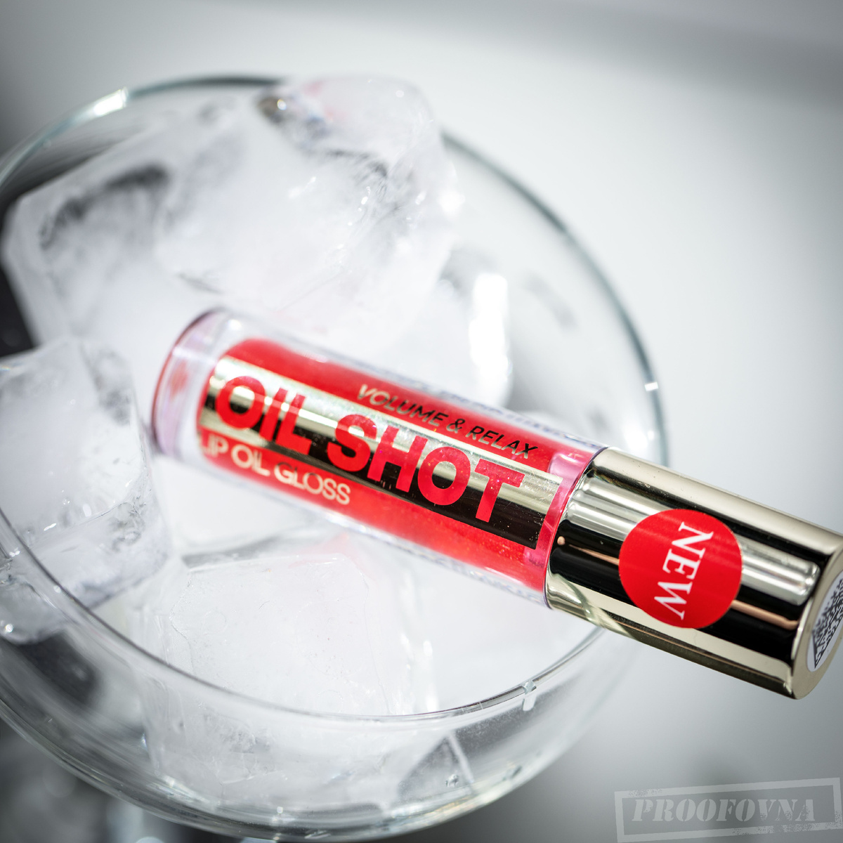 Масло-блеск для губ Oil Shot volume&relax LUXVISAGE