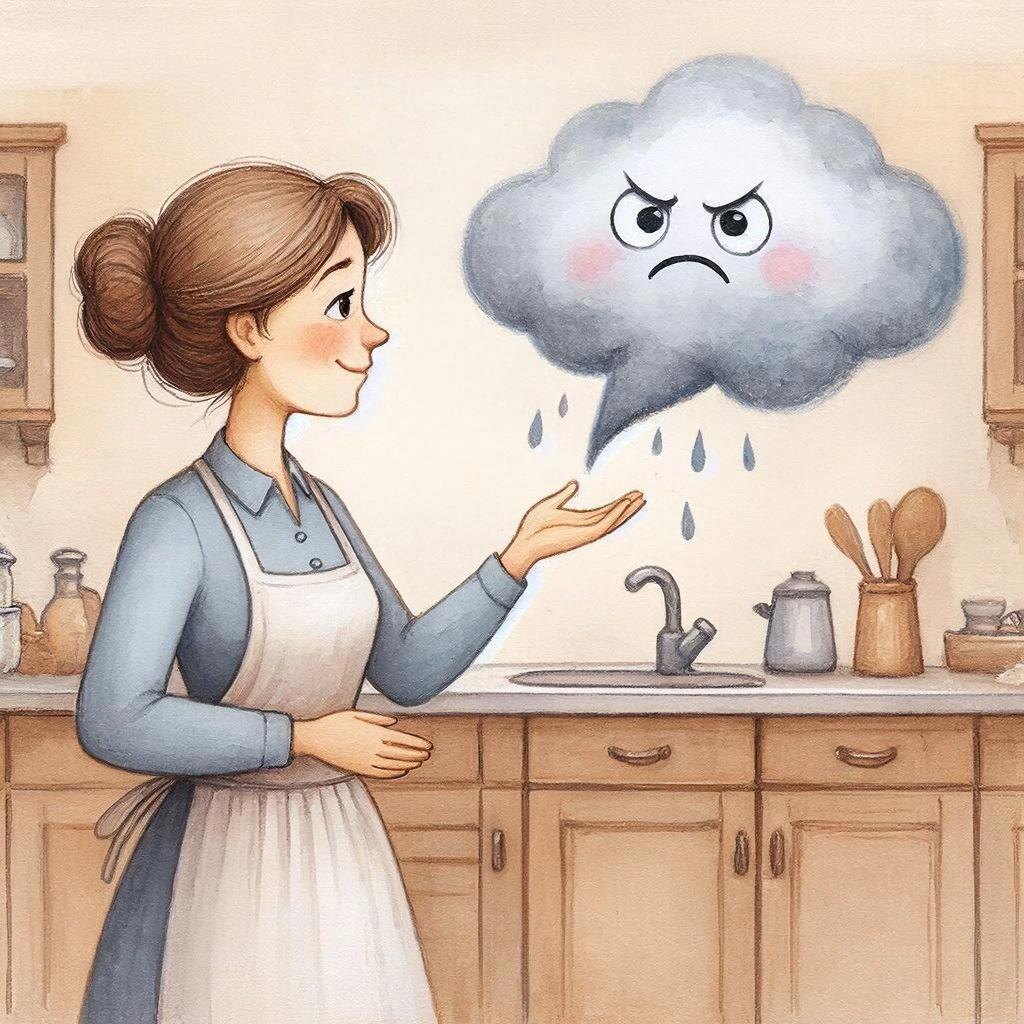 Плохое настроение - тучка