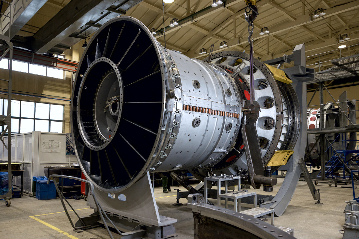 ОДК поставила еще одну отечественную турбину ГТД-110М для крупнейшей электростанции Ростовской области © ОДК