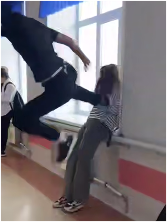 Проявлене физической агрессии подростка - мигранта  