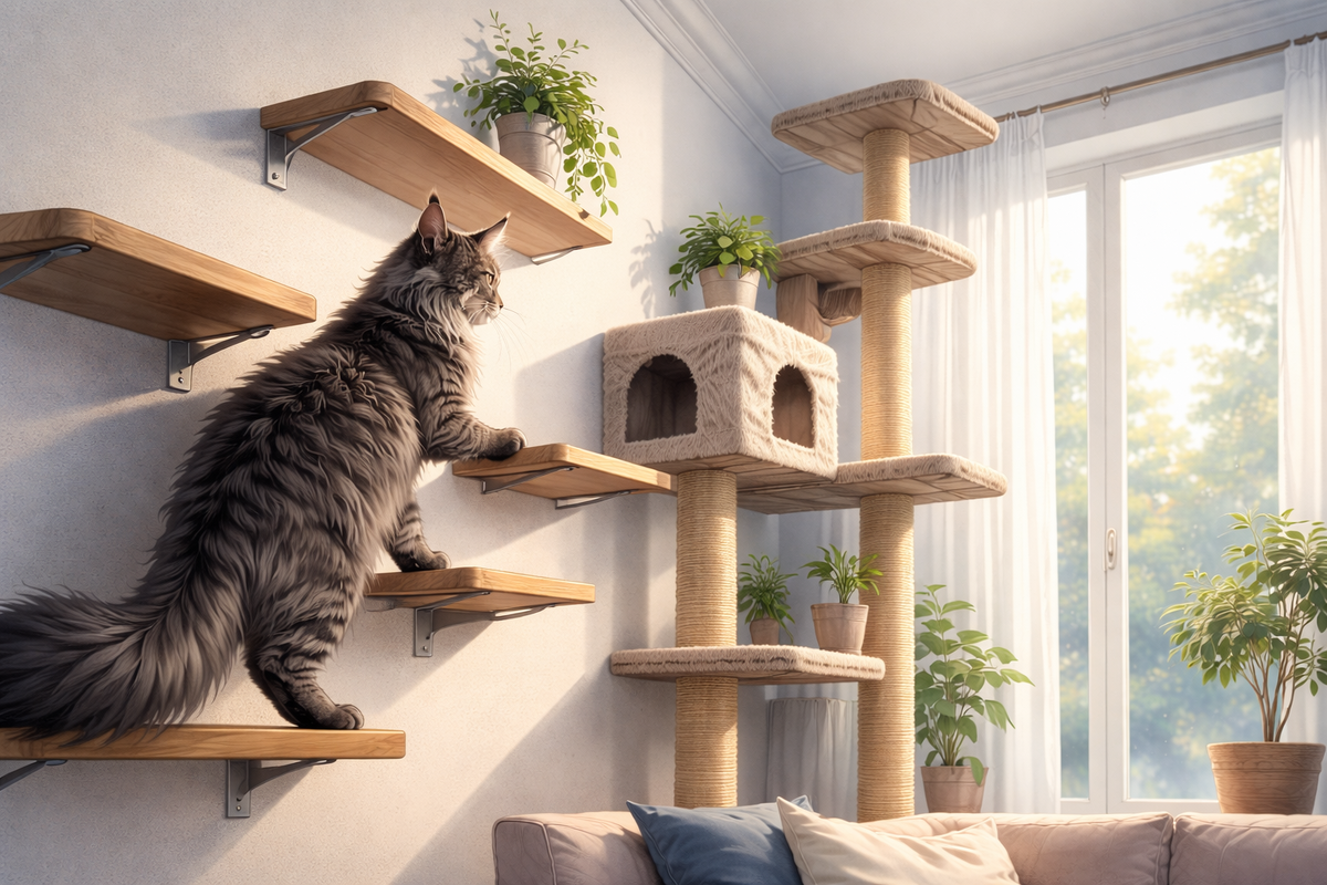 Маршруты и высоты: мейн-кун осваивает полки и крепкий комплекс у окна