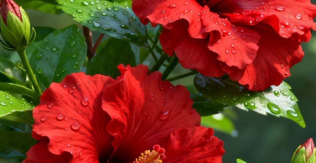 Пёстрый красный или алый цветок в квартире 🌺: что это за растение