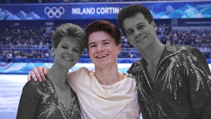 Фигурист Максим Наумов потерял родителей в авиакатастрофе и дебютировал на Олимпиаде-2026. Обложка © ТАСС / AP / Ashley Landis, © Chat GPT