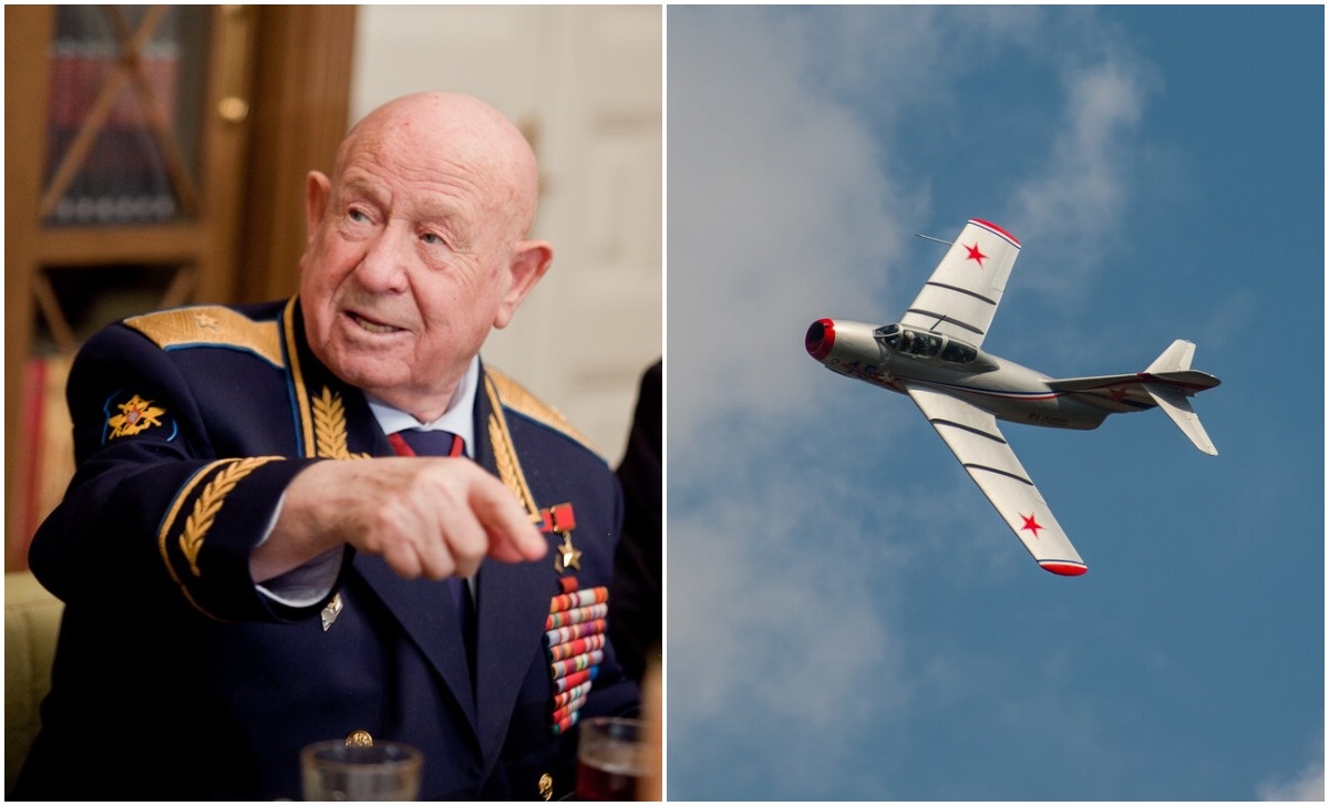 Алексей Архипович Леонов и советский истребитель МиГ-15