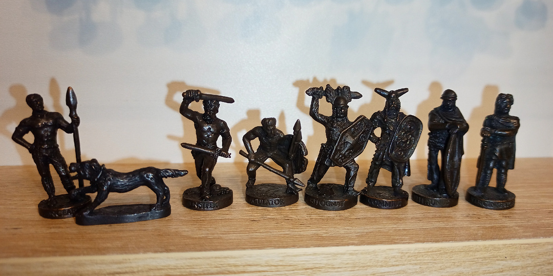 Исторические миниатюры 40мм: "Древниий Рим. Галльская война" Галлы. - 2008г.выпуска.