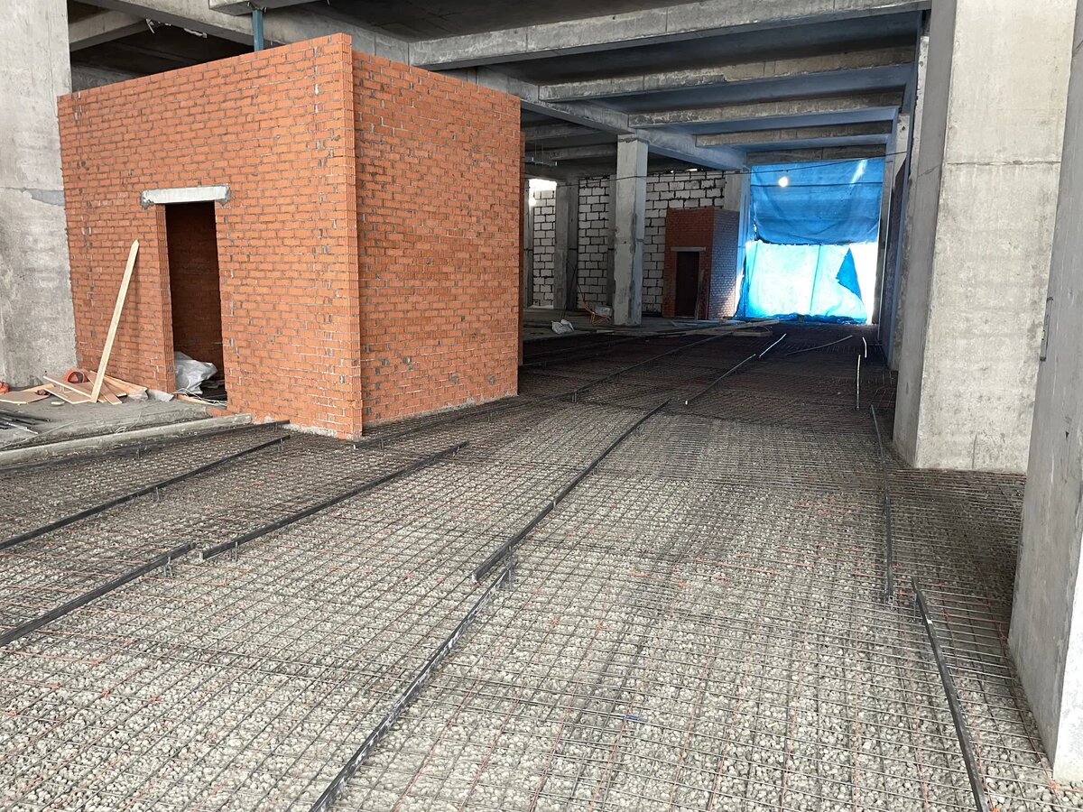 Ведутся работы по армированию